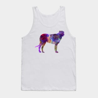 Irish Wolfhound in watercolor Tank Top